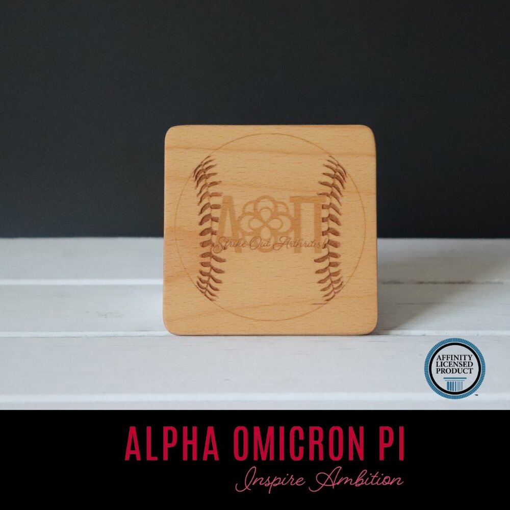 Alpha Omicron Pi (Set of 4 Coasters)